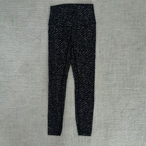 lululemon athletica Black Patterned Leggings